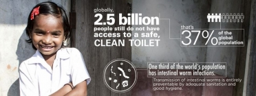 Infografia per al Dia Mundial del Sanejament Font: 
