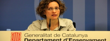 Meritxell Ruiz, consellera d'Ensenyament. Font: ccma.cat