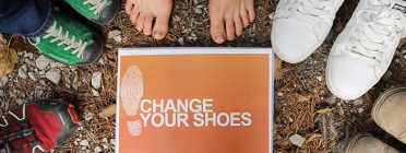 Acció de la campanya 'Canvia de sabates'. Font: Itfashion.com Font: 