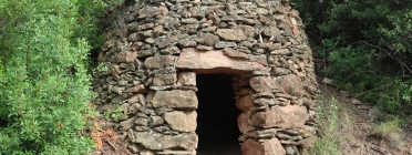 Construcció de pedra seca situada a Collserola Font: Col·labora x Paisatge