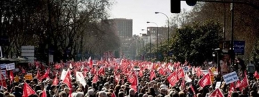 Manifestacions contra la reforma laboral Font: 
