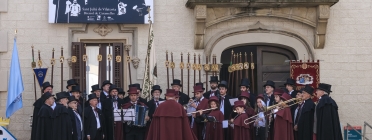 El cant dels Goigs del Roser, transmès oralment des del segle XVI, és encara avui el centre neuràlgic de la festa. Font: Jordi Clariana. IBCE solucions audiovisials
