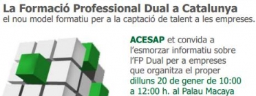 Esmorzar informatiu ACESAP per a empreses - FP Dual Font: 