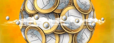 Imatge cercle de monedes. Font: Pixabay  Font: 