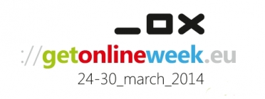 Logotip de la Get Online Week 2014 Font: 