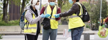 Les persones que s'han interessat en fer voluntariat s'han duplicat arran de la pandèmia. Font: Ajuntament de Barcelona