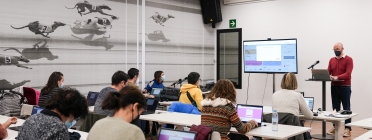 Un dels tallers de formació de l'eina que s'ha fet al Canòdrom - Ateneu d'Innovació Digital i Democràtica. Font: Ajuntament de Barcelona