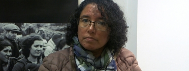 Lesly Ramírez, activista, defensora dels drets humans i membre de la Central d'Organitzacions Indígenes Camperoles Ch'orti' Nuevo Día. Font: Marta Catena