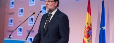 Mariano Rajoy a la roda de premsa. Font: Europa Press  Font: 