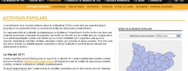 Imatge de la web de la Fundació de La Marató Font: 