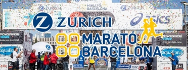 El cartell de la Zúrich Marató de Barcelona. Font: Zurich Marató de Barcelona.  Font: 