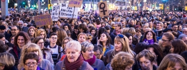 Més de 130 entitats feministes han signat el document "La violència masclista no s'atura davant del COVID-19". Font: Gaudí Ramone (Llicència: CC)