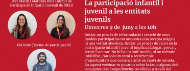 Minyons Escoltes i Guies de Catalunya s'ha encarregat de dur a terme aquest webinar sobre participació infantil i juvenil. Font: Xarxanet