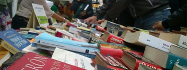 Una parada amb llibres, de Recicla Cultura 2014 Font: Recicla Cultura