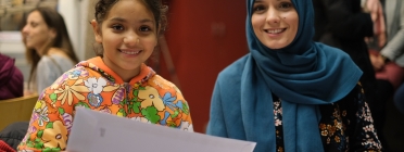 Dues de les noies participants al projecte de mentoria Rossinyol. Font: Coordinadora Mentoria Social