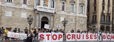 Hi ha hagut mobilitzacions en contra els creuers a sis ciutats costaneres d'Espanya. Font: Ecologistes en Acció