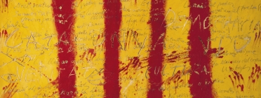 Imatge de 'L'esperit català', del pintor Antoni Tàpies. Font: Antoni Tàpies Font: Antoni Tàpies