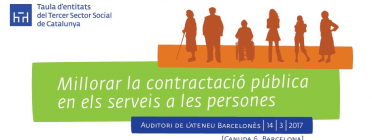 L’acte tindrà lloc el 14 de març a Barcelona. Font: Taula d’Entitats del Tercer Sector Social Font: 