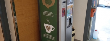 Una de les màquines de vending de cafè d'Il·lusions (Alternativa Global). Font: Il·lusions (Alternativa Global)