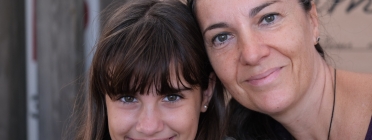 La Sara Salinas amb la seva filla, la Martina, que ara té onze anys. Font: Sara Salinas