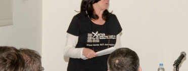 Núria Gonzàlez, una de les fundadores de la Xarxa Antirepressió de Familiars de Detingudes Font: Xarxa Antirepressió de Familiars de Detingudes