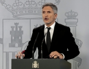 El ministre de l'Interior, Fernando Grande-Marlaske, en una roda de premsa. Font: La Moncloa - Gobierno de España (CC BY-NC-ND 2.0)