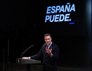 Pedro Sánchez a la conferencia sobre el pla 'España puede' Font:  La Moncloa (CC BY-NC-ND 2.0)