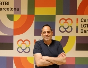 Joaquim Roqueta, a la seu de Gaispositius a Barcelona. Font: Ignasi Robleda