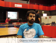 Àlex Hinojo és membre d'Amical Wikimedia, l'entitat catalana que regula la Viquipèdia. Font: 