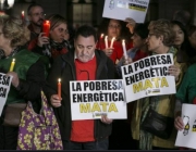 Una de les protestes a Barcelona contra les actuacions de les grans companyies subministradores. Font: APE