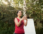 Erika Zarate és especialista en resiliència comunitària i organitzacional. Font: Resilience Earth