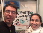 Marcos Bajo i Minerva González, dos dels impulsors d'aquesta iniciativa. Font: Muévete por los que no pueden