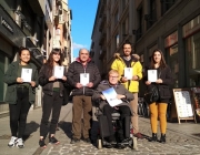MIFAS, Válida Sin Barreras i la Universitat de Girona impulsen la campanya 'No et quedis fora'. Font: MIFAS