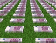 Bitllets de 500 euros en l'herba Font: 