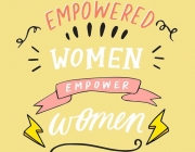 'Les dones empoderades empoderen dones', frase extreta de les xarxes socials. Font: Pinterest (BritAndCo)