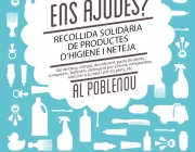 Recollida solidària de productes d’higiene i neteja al Poblenou Font: 