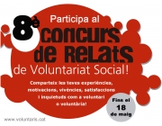 8è Concurs de relats de voluntariat Social Font: FCVS