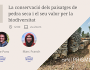 Cartell oficial de la xerrada 'La conservació dels paisatges de pedra seca i el seu valor per la biodiversitat'. Font: Setmana de la Pedra Seca