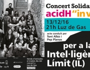 Concert solidari Clam per la Intel·ligència Límit Font: 