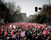Manifestacions contra la reforma laboral Font: 