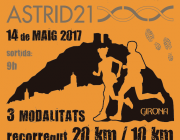 Cartell de la cursa de les gavarres en favor de les persones amb síndrome de Down Font: Astrid21