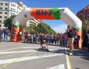 Un moment de la segona edició de la Cursa Infantil Adaptada de l'Esquerra de l'Eixample que es va fer a Barcelona l'any passat. Font: Cursa infantil adaptada de l'Esquerra de l'Eixample