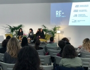Tula rodona "Moda sostenible y ética, reto global" en la presentació de RE/-BARCELONA Font: BEFF