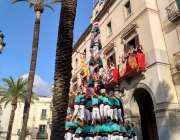 Actuació d'els Verds a la Diada Castellera de Vilanova el 28 d'agost Font: Oriol Jordan