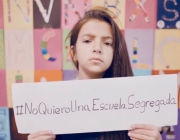 Imatge de la nena protagonista del vídeo de la campanya. Font: Twitter