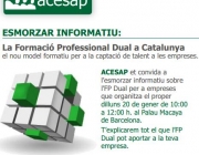 Esmorzar informatiu ACESAP per a empreses - FP Dual Font: 