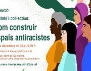 Cartell de la formació 'Com construir espais antiracistes'. Font: Ajuntament de Barcelona