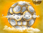 Imatge cercle de monedes. Font: Pixabay  Font: 
