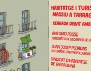 Cartell de la xerrada-debat: 'Habitatge i turisme massiu a Tarragona. Font: Stop Creuers Tarragona