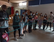 Alumnes de l'Institut Narcís Monturiol de Figueres rebent una formació sobre els ODS. Font: Coordinadora d'ONG Solidàries